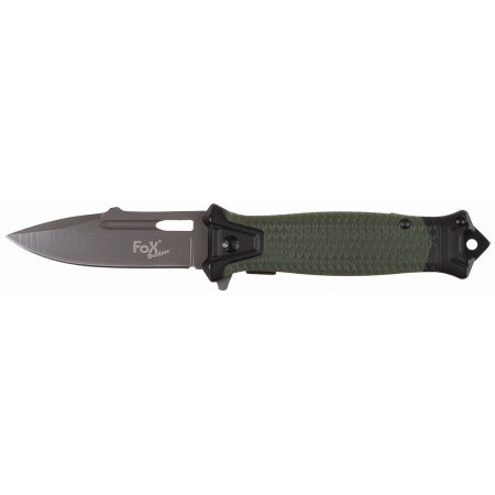 Folding &quot;Snake&quot; - metal handle - Olive green