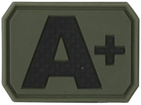 Petic / Emblemă militară Velcro - grupa sanguină A +