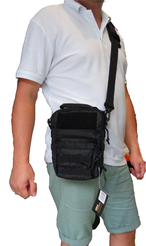 Τσάντα ώμου - Explorer - Μαύρο