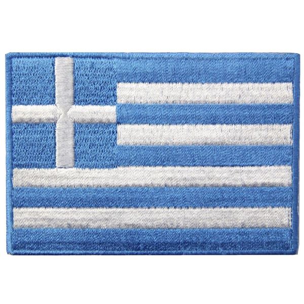 Έμβλημα/ patch σιδήρου- ελληνική σημαία