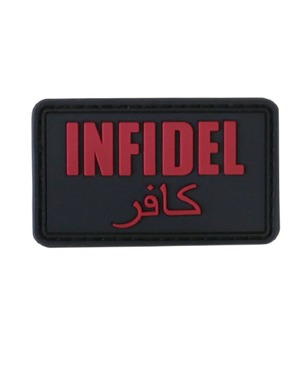 Petic / Emblemă - "Infidel" - roșu