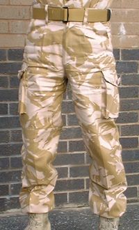 Военен панталон,Пустинен ,Армейски, Англия - Втора употреба