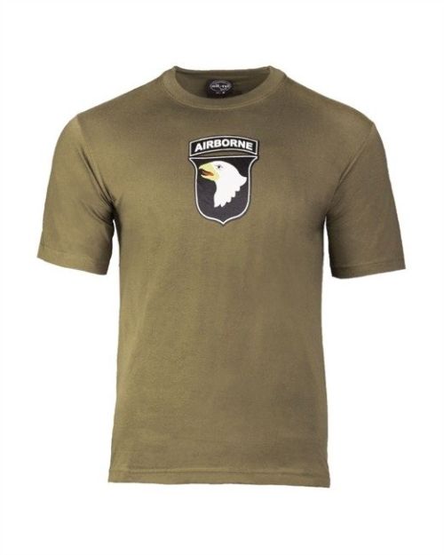 T-shirt 101ST AIRBORNE- Πράσινο της ελιάς