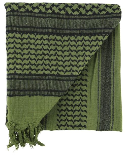 Schal - Schal schwarz und grün