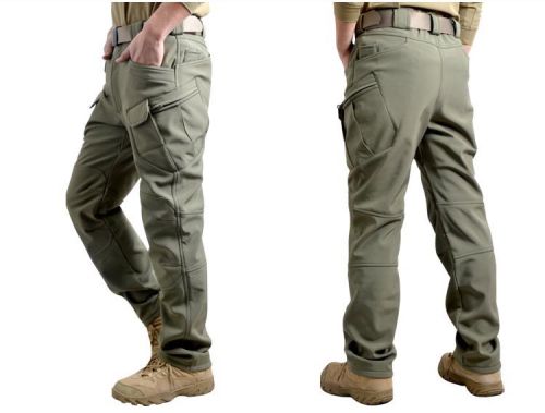 Водоустойчив термо-панталон, Маслинено-зелен