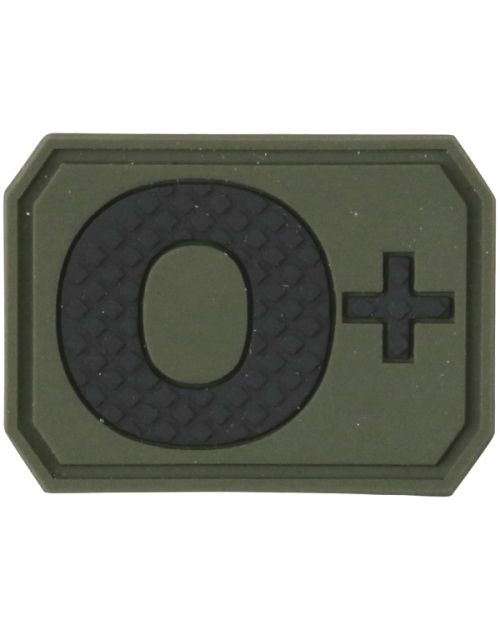 Petice - Emblemă Velcro - grupa sanguină 0+