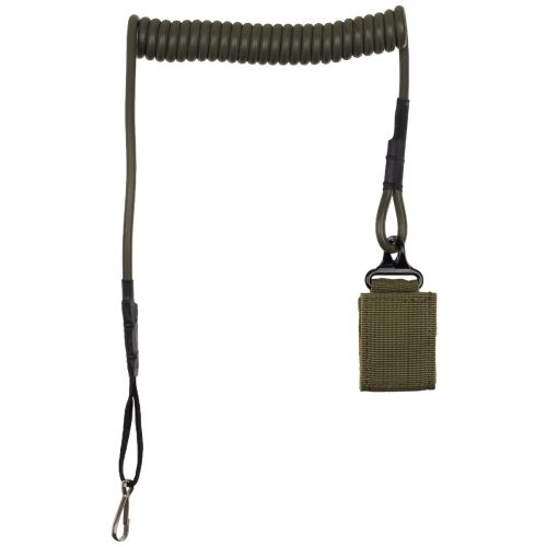 Осигурителен разтегателен шнур за оръжие - Зелен