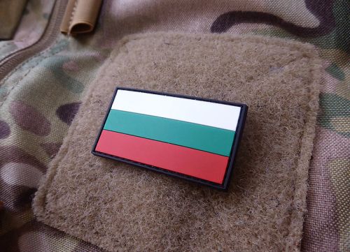 Klettpatch - Bulgarische Flagge - PVC