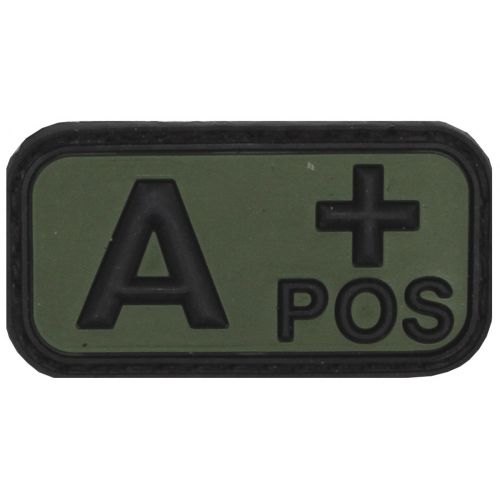 Petic/Emblema militara Fluorescenta , grupa sanguina - A+