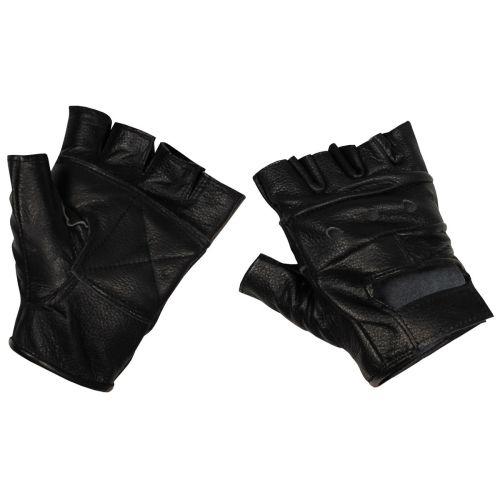 Δερμάτινα γάντια χωρίς δάχτυλα "DELUX"