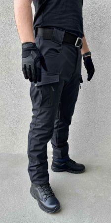 Летен, памучен тактически  панталон, Жандармерия, охрана- черен