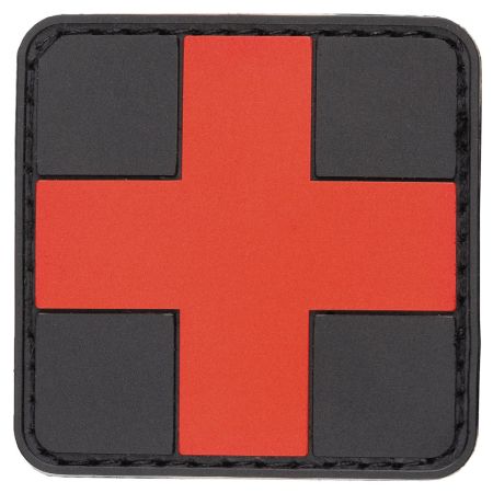 First Aid Patch - Black / Red