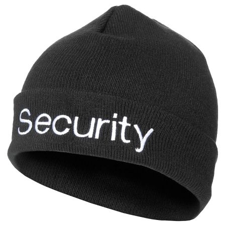 Hat acrylic "Security" - black