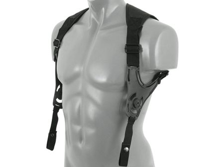Shoulder carrier for holster or magazines