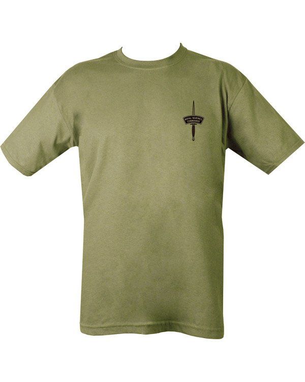 Royal Marines Commando T-shirt - Olive Green