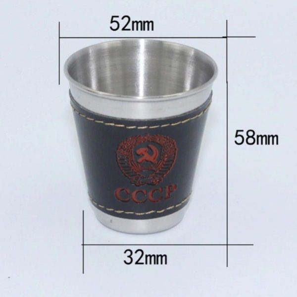 Outdoor Camping Tableware Travel Cups Set Picnic Supplies Stainless Steel 70ml