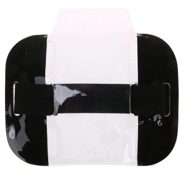 Arm badge holder - Black / Transparent 