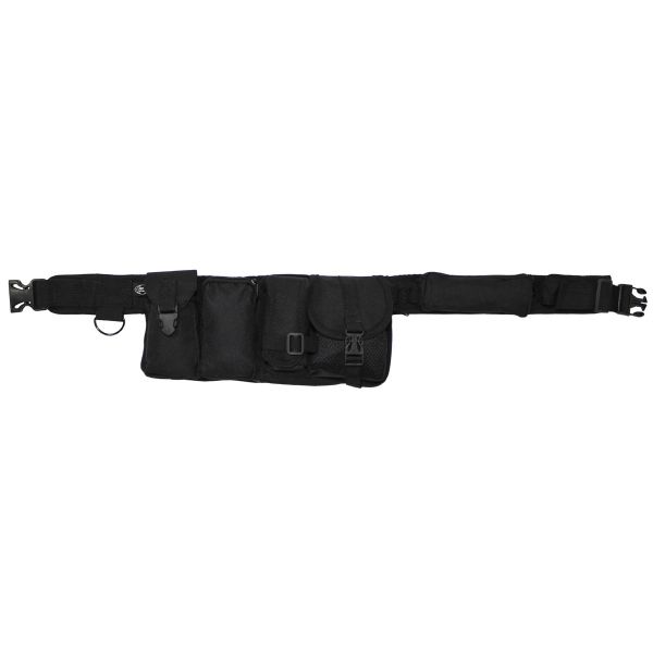 Waist Belt, 6 pockets, ca. 5,5 cm, black