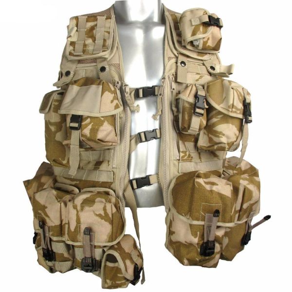 UK Army load caring vest - 13 modules included