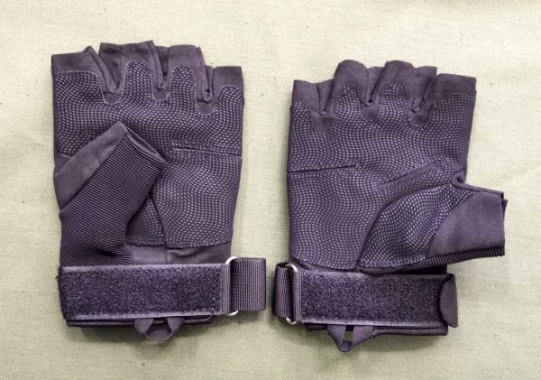 PRO Fingerless Tactical Gloves - Black
