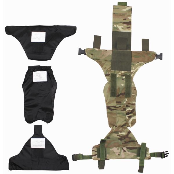 GB pelvic protector, MTP camo, with protection inlay
