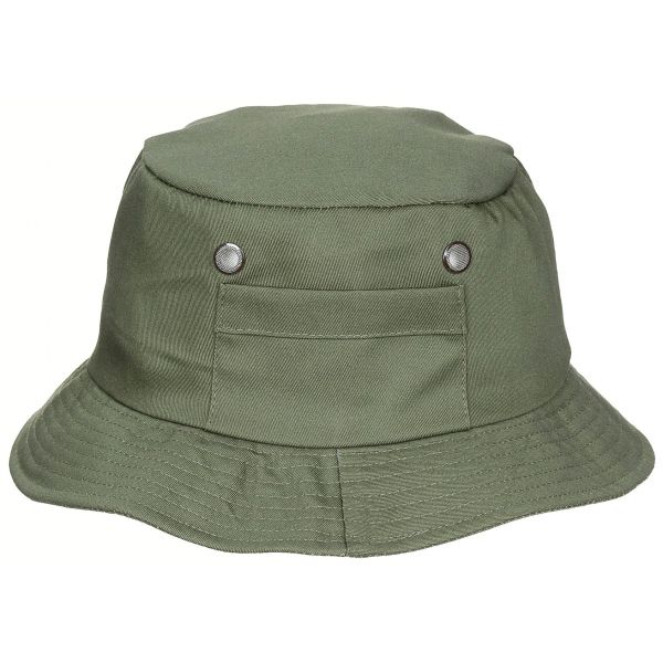 Fisher Hat, small side pocket, OD green