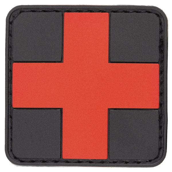 First Aid Patch - Black / Red