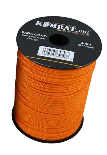 Coyote  Military Army Style Kombat UK Paracord 100m Reel 