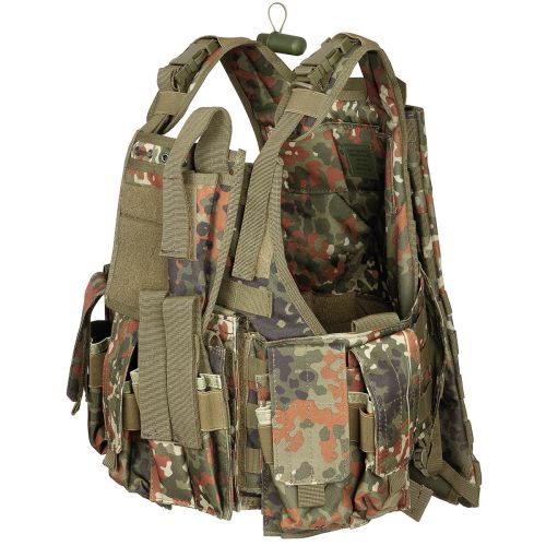 Vest, "Ranger", several pouches, BW camo