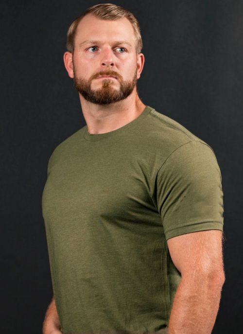 Military Plain T-shirt - Olive Green