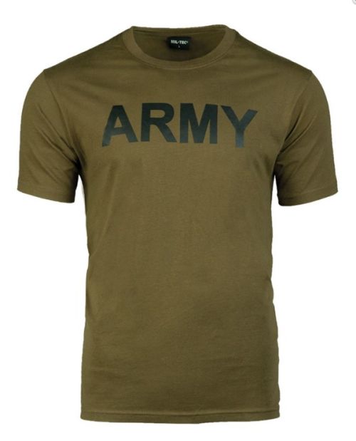 Μπλουζάκι «Army» πράσινο της ελιάς