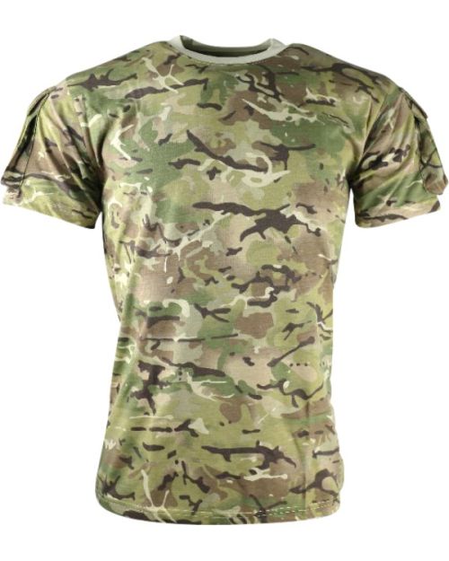Taktisches T-Shirt mit kurzen Ärmeln - Multicam
