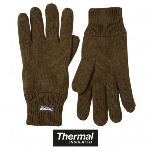Thermal Gloves - Olive green