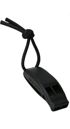 Tactical whistle, two tone BLACK / GREEN - 120 dB
