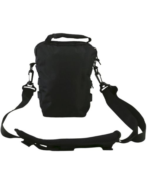 Combat Explorer Shoulder Bag Sling Backpack Pistol Holder- Black
