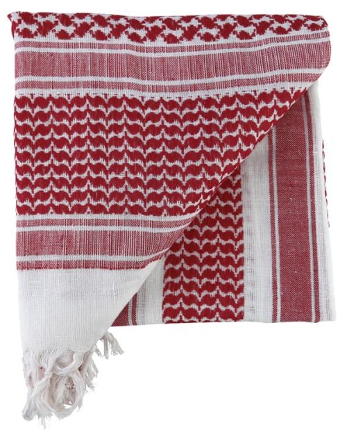 Shemagh scarf- Red and white