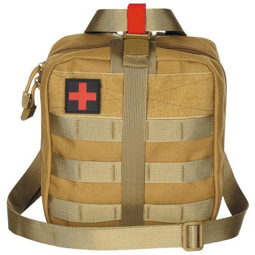 Pouch, First Aid, large, "MOLLE", Coyot tan