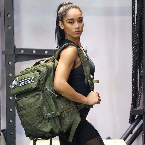 Тактический рюкзак - 45 литров - армейский зеленый