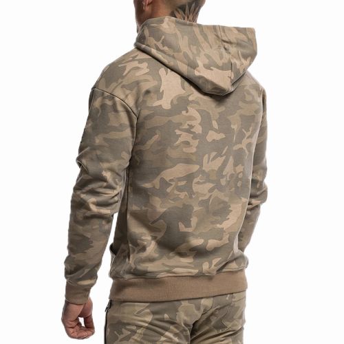 Sports set of two parts - gray camouflage