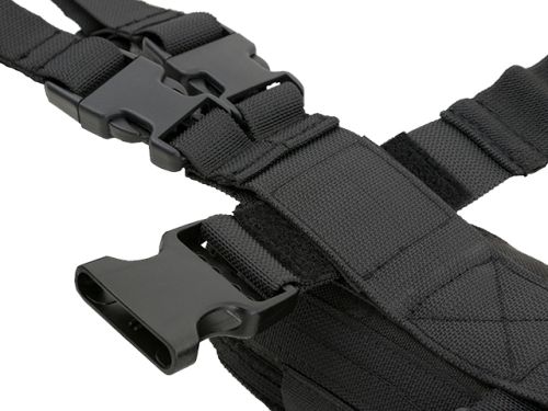 Modular universal thigh holster - black