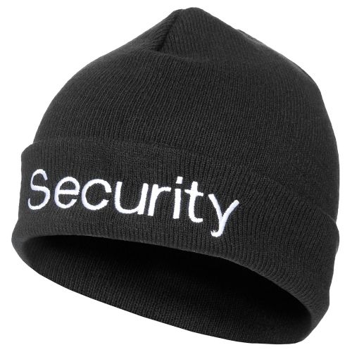 Hat acrylic &quot;Security&quot; - black