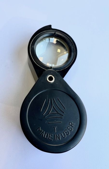 Research magnifying glass USSR 6x